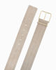 Immagine di PUNTO FIBBIA - Cinta in camoscio beige con fibbia dorata