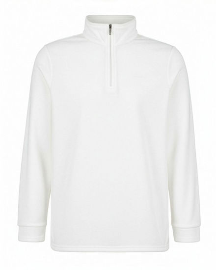 Immagine di BRUGI - MICROPILE BIANCO DA UOMO MEZZA ZIP, 9GYT-T154_010