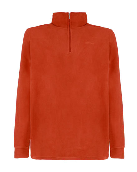 Immagine di BRUGI - MICROPILE ARANCIONE DA UOMO MEZZA ZIP, 9GYT-T154_308