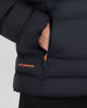 Immagine di ON SPIRIT - GIUBBINO CON CAPPUCCIO FULL ZIP  DA UOMO NERO CON DETTAGLI ARANCIONI FLUO, LEANDRO