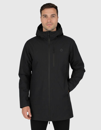 Immagine di ON SPIRIT - GIUBBINO CON CAPPUCCIO FULL ZIP  IMBOTTITO DA UOMO NERO, ADELFO