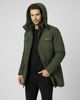 Immagine di ON SPIRIT - GIUBBINO CON CAPPUCCIO FULL ZIP E BOTTONI DA UOMO VERDE MILITARE, GIDEON