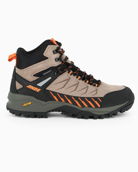 Immagine di ANDE - SCARPONCINO DA TREKKING SNIPER HIGH WP  MARRONE CON DETTAGLI ARANCIONI E NERI, S53027W_6180