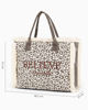 Immagine di BORSA MARE LEOPARD.BELIEVE IN YOURSELF