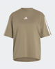 Immagine di ADIDAS - T-SHIRT MEZZA MANICA  3S SJ BF T BEIGE SCURO DA DONNA, KF6285