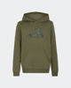 Immagine di ADIDAS -FELPA  JUNIOR (7-16 ANNI) CON CAPPUCCIO FULL ZIP VERDE CON DETTAGLI MIMETICI, KQ7011