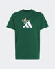 Immagine di ADIDAS - T-SHIRT JUNIOR ( 7-15 ANNI) MEZZA MANICA  SPORT  VERDE CON DISEGNO,  KE1617