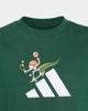 Immagine di ADIDAS - T-SHIRT JUNIOR ( 7-15 ANNI) MEZZA MANICA  SPORT  VERDE CON DISEGNO,  KE1617