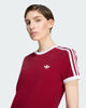 Immagine di ADIDAS -T-SHIRT MEZZA MANICA SLIM  3 STRISCE BORDEAUX DA DONNA, KS4779
