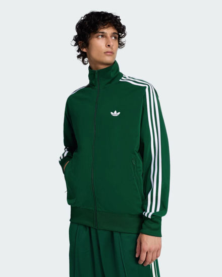 Immagine di ADIDAS - FELPA FULl ZIP FIREBIRD TT VERDE CON DETTAGLI BIANCHI DA UOMO, KD8314