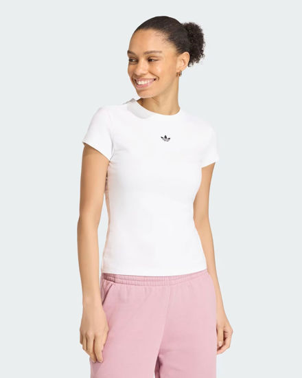 Immagine di ADIDAS -T-SHIRT MEZZA MANICA ESSENTIAL TEE BIANCA DA DONNA, KQ6730