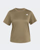 Immagine di ADIDAS -T-SHIRT MEZZA MANICA WORKOUT ESSENTIALS MIN CREW TEE MARRONE DA DONNA,  KT1244