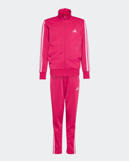 Immagine di ADIDAS - TUTA COMPLETA JUNIOR ( 7- 16 ANNI)  3S TR TS 205 FUXIA CON DETTAGLI ROSA, KQ7815