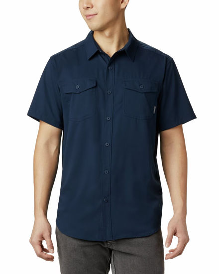 Immagine di COLUMBIA -  CAMICIA MEZZA MANICA UTILIZER II SOLID BLU DA UOMO, 1577762_464