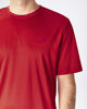 Immagine di LOTTO - T SHIRT SPORTIVA MEZZA MANICA IN TESSUTO TRASPIRANTE  ROSSO SCURO  DA UOMO, 218935/7B8