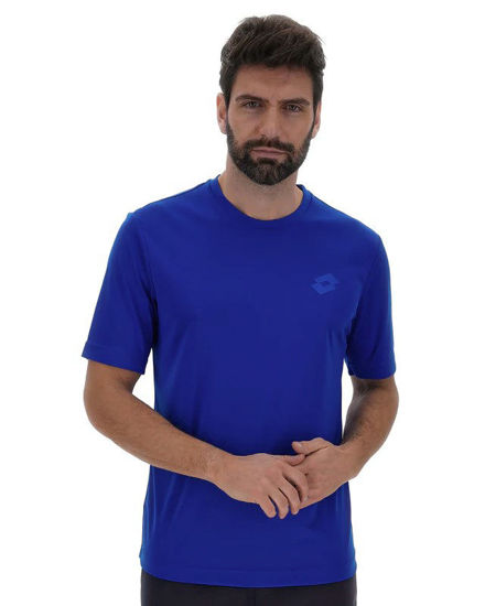 Immagine di LOTTO - T SHIRT SPORTIVA MEZZA MANICA IN TESSUTO TRASPIRANTE  BLU ROYAL  DA UOMO, 218935/8CM