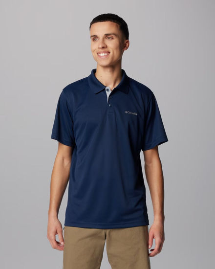 Immagine di COLUMBIA - POLO MEZZA MANICA  UTILIZER BLU DA UOMO, 1772051_464