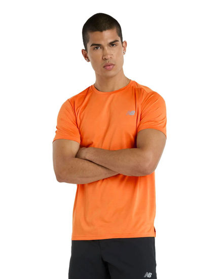 Immagine di NEW BALANCE - T SHIRT DA ALLENAMENTO SPORT ESSENTIALS ARANCIONE DA UOMO, MT41222SIZ