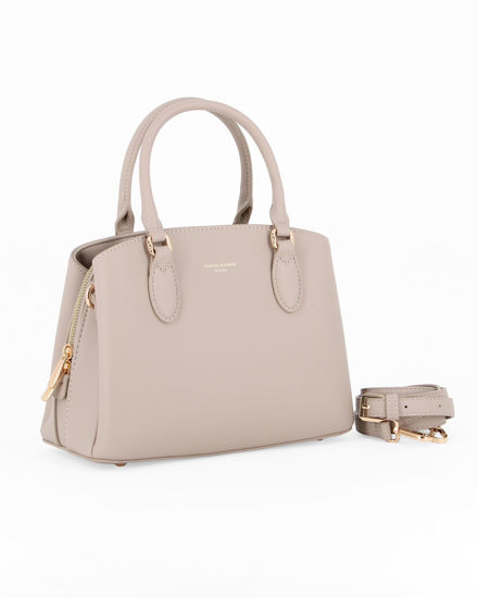 Immagine di DAVID JONES - BORSA SMALL BEIGE A MANO DUE MANICI TRE SCOMPARTI