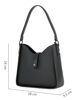Immagine di DAVID JONES - BORSA NERA A SPALLA