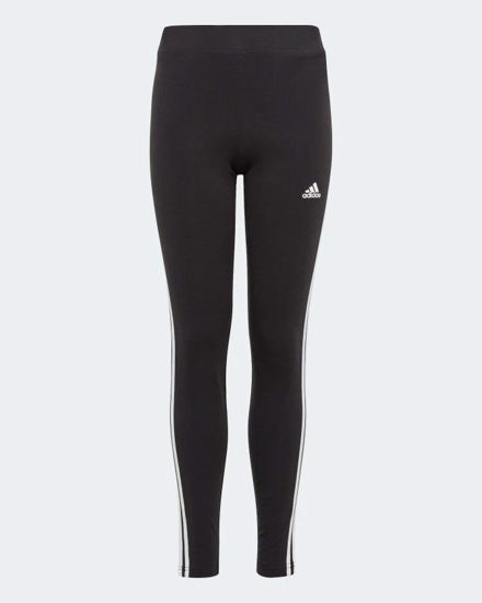 Immagine di ADIDAS - LEGGINGS  JUNIOR (7-15 ANNI) 3S TIG  NERI CON DETTAGLI BIANCHI - IC3623