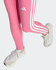 Immagine di ADIDAS - LEGGINGS  JUNIOR ( 9-15 ANNI) TRE STRISCE ROSA CON DETTAGLI BIANCHI- JY07319