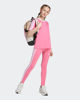 Immagine di ADIDAS - LEGGINGS  JUNIOR ( 9-15 ANNI) TRE STRISCE ROSA CON DETTAGLI BIANCHI- JY07319