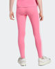 Immagine di ADIDAS - LEGGINGS  JUNIOR ( 9-15 ANNI) TRE STRISCE ROSA CON DETTAGLI BIANCHI- JY07319