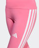 Immagine di ADIDAS - LEGGINGS  JUNIOR ( 9-15 ANNI) TRE STRISCE ROSA CON DETTAGLI BIANCHI- JY07319