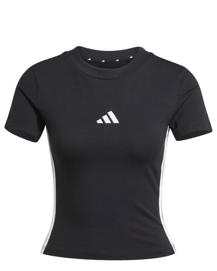 Immagine di ADIDAS -T-SHIRT MEZZA MANICA  3S SJ BABY  NERA DA DONNA - JC8325