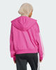 Immagine di ADIDAS - FELPA CON CAPPUCCIO ESSENTIALS 3-STRIPES FRENCH TERRY QUARTER-ZIP HOODIE  FUXIA  DA DONNA - JN1953