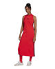 Immagine di ADIDAS - VESTITINO SMANICATO 3 RIGHE ESSENZIALI ROSSO DA DONNA - JE1206