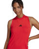 Immagine di ADIDAS - VESTITINO SMANICATO 3 RIGHE ESSENZIALI ROSSO DA DONNA - JE1206