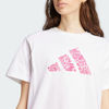 Immagine di ADIDAS - TSHIRT CAMP TEE DA DONNA BIANCA CON DETTAGLI FUXIA - JN9107
