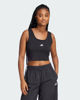 Immagine di ADIDAS -CANOTTA CORTA ESSENTIALS SMALL LOGO NERA DONNA  - JE1321