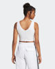 Immagine di ADIDAS - CANOTTA  CORTA ESSENTIALS SMALL LOGO BIANCA - JD0545