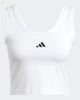 Immagine di ADIDAS - CANOTTA  CORTA ESSENTIALS SMALL LOGO BIANCA - JD0545