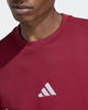 Immagine di ADIDAS - T-SHIRT BORDEAUX DA UOMO MEZZA MANICA ESSENTIAL SMALL LOGO - KC0902