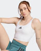 Immagine di ADIDAS - TOP SPORTIVO OPTIME  BIANCO DA DONNA - JZ6028