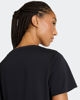 Immagine di ADIDAS - T-SHIRT MEZZA MANICA ESSENTIALS SCOOP NECK  NERA DA DONNA -  JY5605
