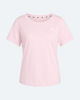 Immagine di ADIDAS - T-SHIRT MEZZA MANICA ESSENTIALS SCOOP NECK  ROSA DA DONNA -  KC0345
