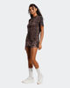 Immagine di ADIDAS - SHORT AOP 3S WV LEOPARDATI MARRONE E NERO DA DONNA,  JZ0199