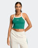 Immagine di ADIDAS - CANOTTA SEASONAL ESSENTIALS COLORPOP CON GRAFICA RICAMATA VERDE CON DETTAGLI BIANCHI - JZ0195