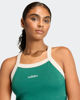 Immagine di ADIDAS - CANOTTA SEASONAL ESSENTIALS COLORPOP CON GRAFICA RICAMATA VERDE CON DETTAGLI BIANCHI - JZ0195