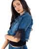 Immagine di GIUBBINO JEANS MANICA PIZZO