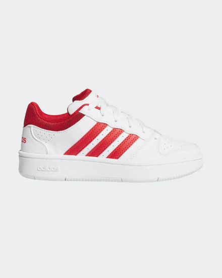 Immagine di ADIDAS - SNEAKERS JUNIOR HOOPS CLASSIC GS BIANCA E ROSSA DAL 36 AL 40,  KI1074
