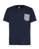 Immagine di WAIKIKI RUN - T-SHIRT MEZZA MANICA BLU SCURA CON DETTAGLI A RIGHE BLU  DA UOMO - NETTUNO