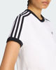 Immagine di ADIDAS -T-SHIRT MEZZA MANICA SLIM 3 STRISCE BIANCA DA DONNA, KD3683