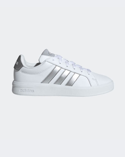 Immagine di ADIDAS - SNEAKERS JUNIOR  GRAND COURT 3.0 GS BIANCA CON DETTAGLI SILVER DAL 36 AL 40,   JP9363