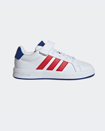 Immagine di ADIDAS - SNEAKERSK KIDS  GRAND COURT 3.0 EL PS  BIANCA CON DETTAGLI BLU E ROSSI DAL 28 AL 35, KI7194
